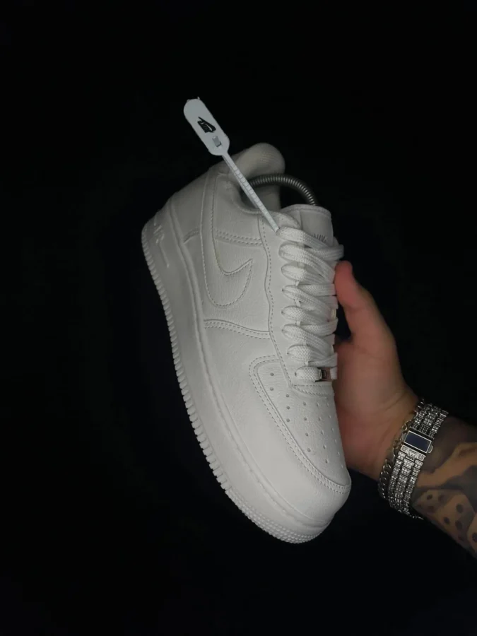 Nike Air Force 1 Triple White, vista 1.